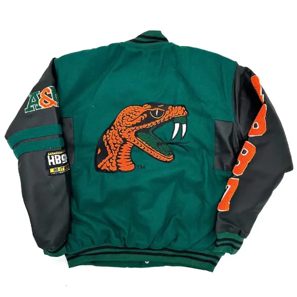 Florida A&M Rattlers Ole Skool Wool Varsity Jacket