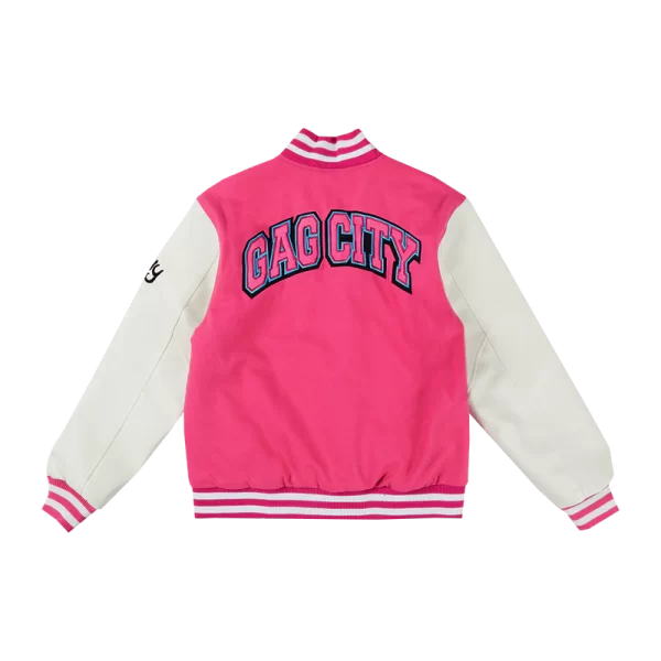 Gag City Varsity Pink Jacket