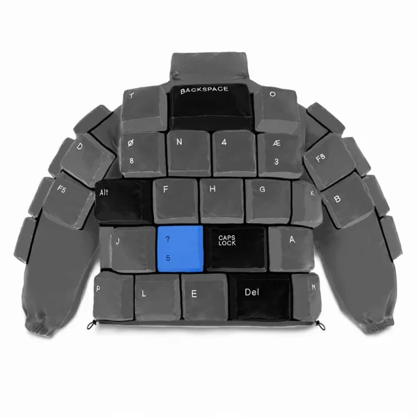 Grey, Black & Blue Keyboard Jacket