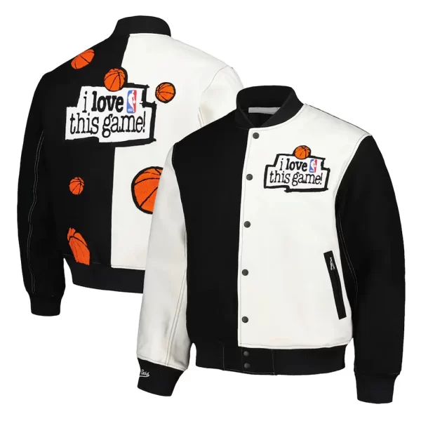 I Love This Game! Black and White Jacket