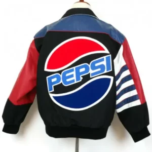 Jeff Hamilton Pepsi Wool Bomber Jacket