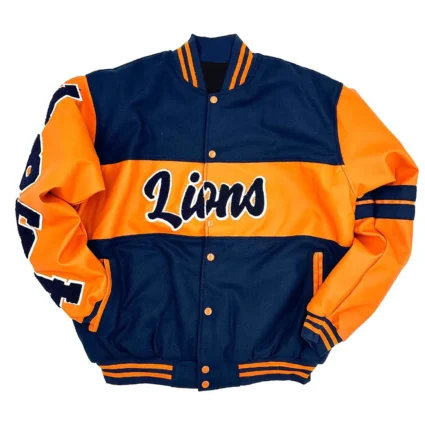 Lincoln Lions Ole Skool Wool Letterman Jacket