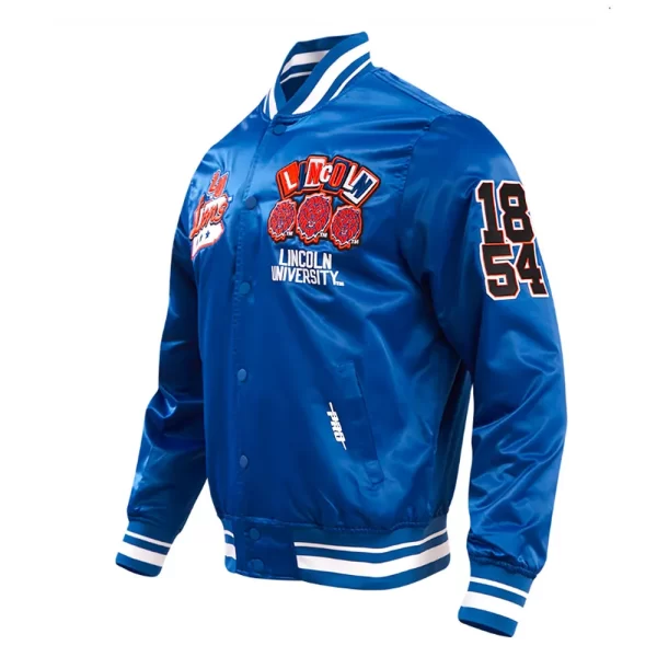 Lincoln University Homecoming Rib Satin Jacket