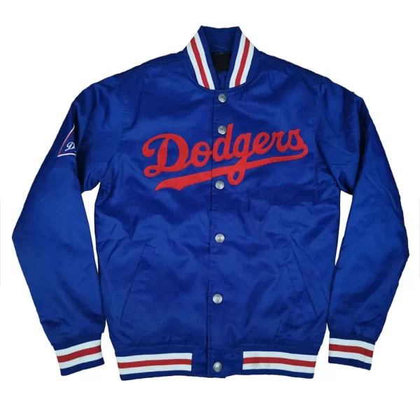 Los Angeles Dodgers Red Logo Royal Blue Jacket