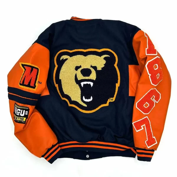 Morgan State Ole Skool Full-Snap Wool Varsity Jacket