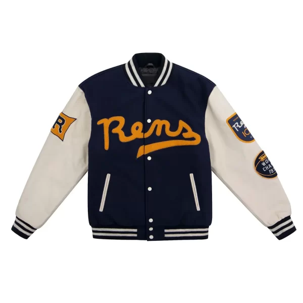 NY Rens 100th Anniversary Wool Varsity Jacket