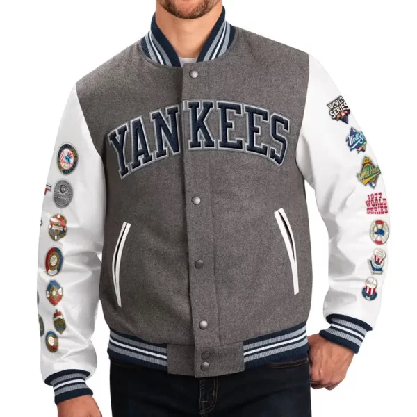 New York Yankees Challenger Wool Varsity Jacket