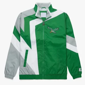 Philadelphia Eagles Star Windbreaker Nylon Jacket