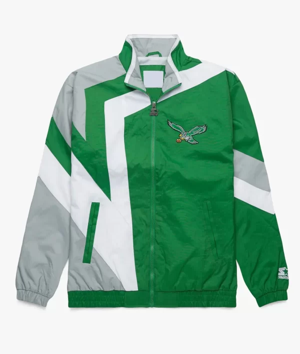 Philadelphia Eagles Star Windbreaker Nylon Jacket