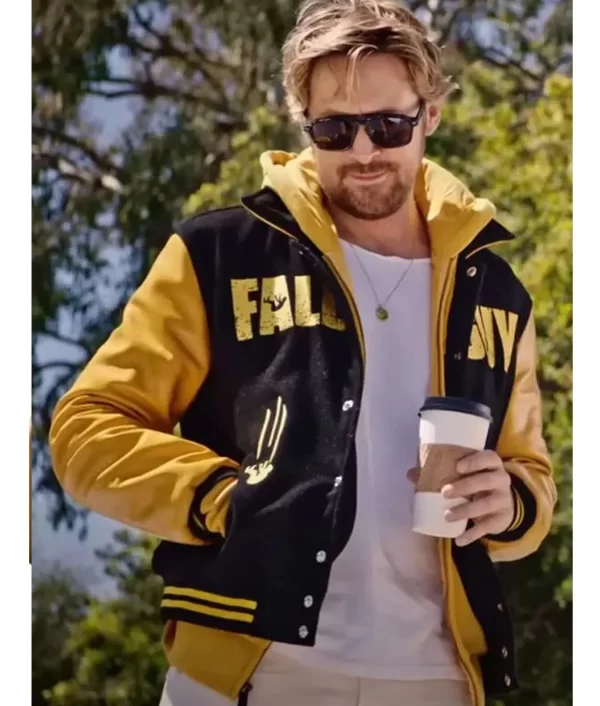 Ryan Gosling Fall Guy Varsity Letterman Wool Jacket
