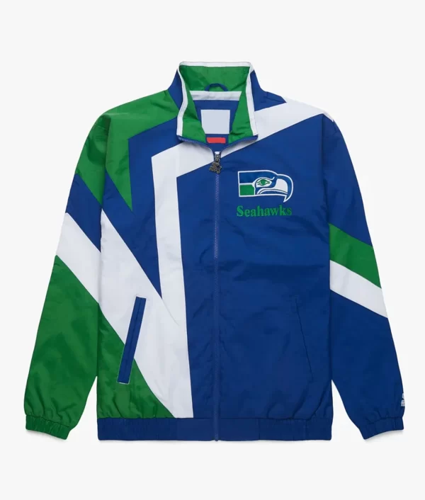 Seattle Seahawks Star Windbreaker Nylon Jacket