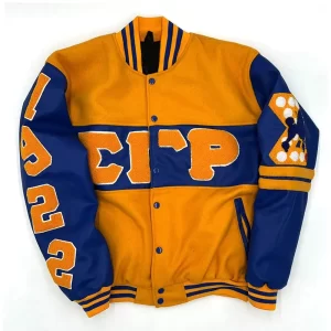 Sigma Gamma Rho Ole Skool Wool Letterman Jacket