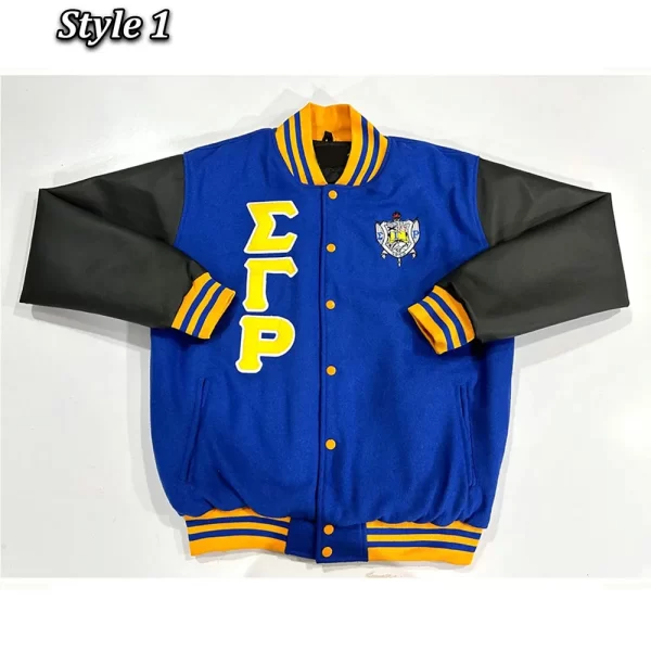 Sigma Gamma Rho Ole Skool Wool Letterman Jacket