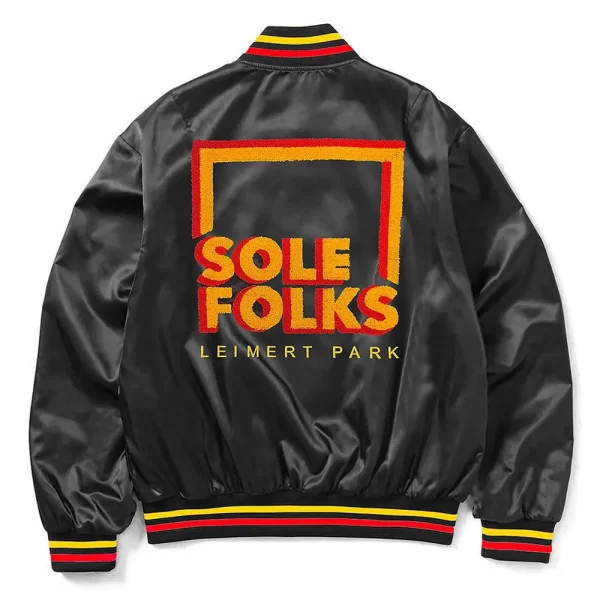 Sole Folks Leimert Park Varsity Satin Jacket