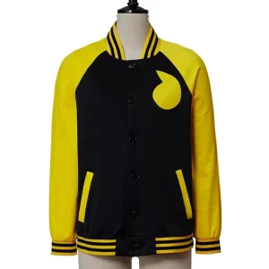 Soul Eater Black and Yellow Wool Varsity Jacket