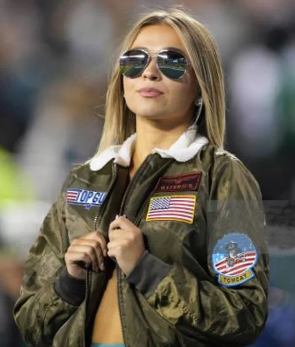Top Gun Philadelphia Eagles Cheerleaders Jacket