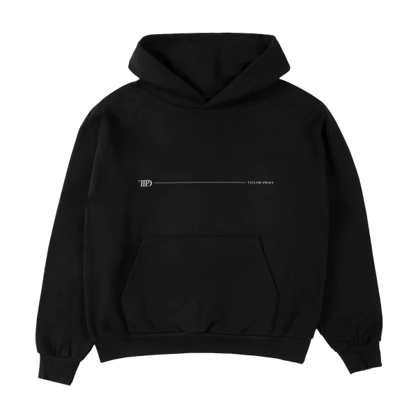 Tortured Poets Department Black Hoodie