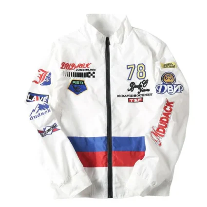 Vintage 78 Racing White Jacket