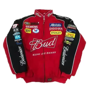 Vintage Racing Bud Red Jacket