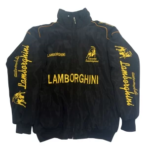 Vintage Racing Lambo Black Jacket