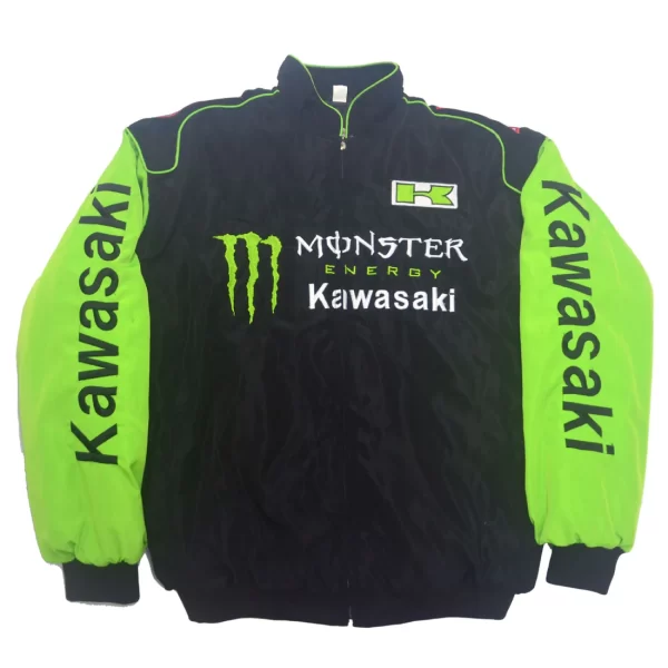 Vintage Racing Monster Green Jacket