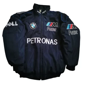 Vintage Racing Petr0nas Navy Blue Jacket