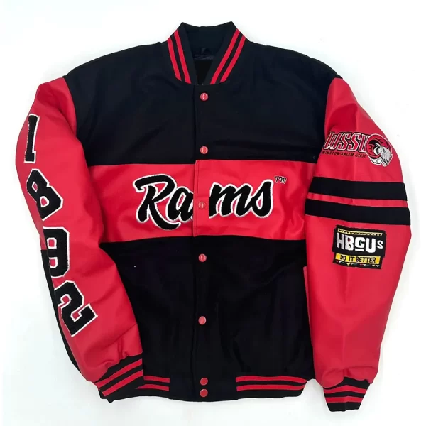 Winston-Salem State Rams Ole Skool Varsity Wool Jacket