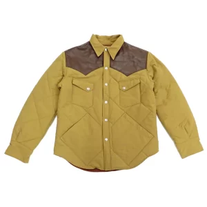 Yoke Quilted Western Cotton Jacket