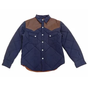 Yoke Quilted Western Cotton Jacket