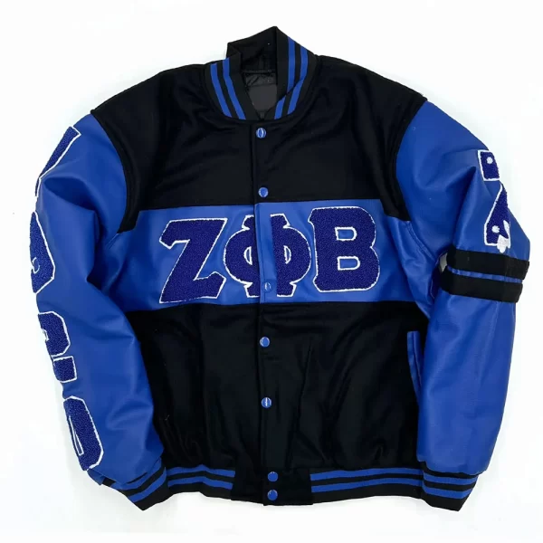 Zeta Phi Beta Ole Skool Wool Letterman Jacket