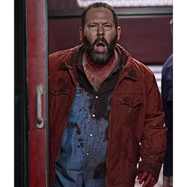 Bert Kreischer The Machine Bert Brown Quilted Cotton Jacket