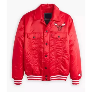 Chicago Bulls Trucker Satin Jacket