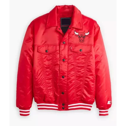 Chicago Bulls Trucker Satin Jacket