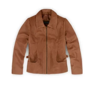 Gigli Kids Brown Leather Jacket