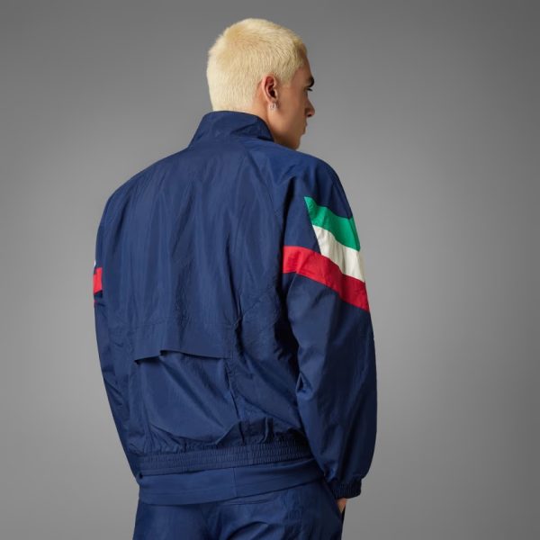 Italy Originals Navy Blue Track Top Jacket