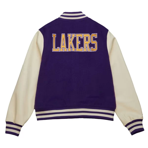 Los Angeles Lakers Full-Snap Wool Varsity Jacket