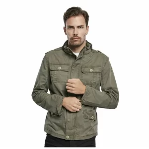 Men's Brandit Britannia Olive Cotton Jacket