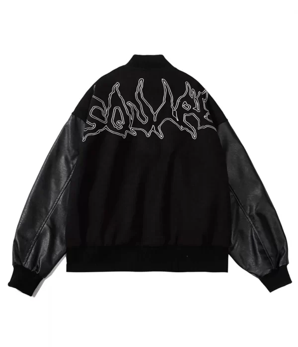 Men’s Embroidered Hip Hop Wool Varsity Jackets