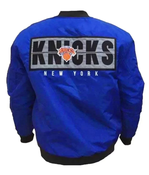 New York Knicks Black History Collection Flight Royal Blue Jacket