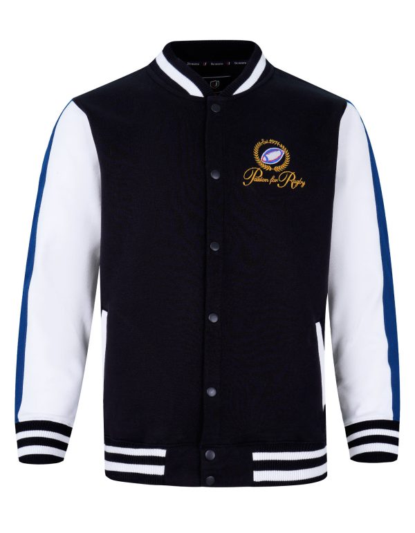 Passion For Rugby Plain Cardigan Black Jacket