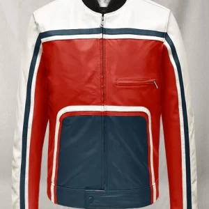 Repso Moto Red Leather Jacket