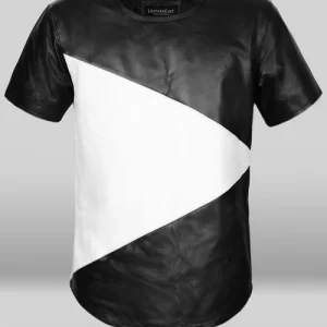 Renoir Sheep Skin Leather T-shirt