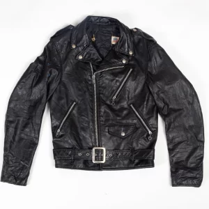 70s Schott Perfecto Leather Moto Black Jacket