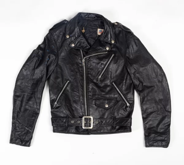 70s Schott Perfecto Leather Moto Black Jacket