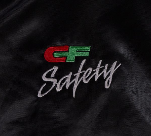 80s Safety Trucking Satin Varsity Jackets