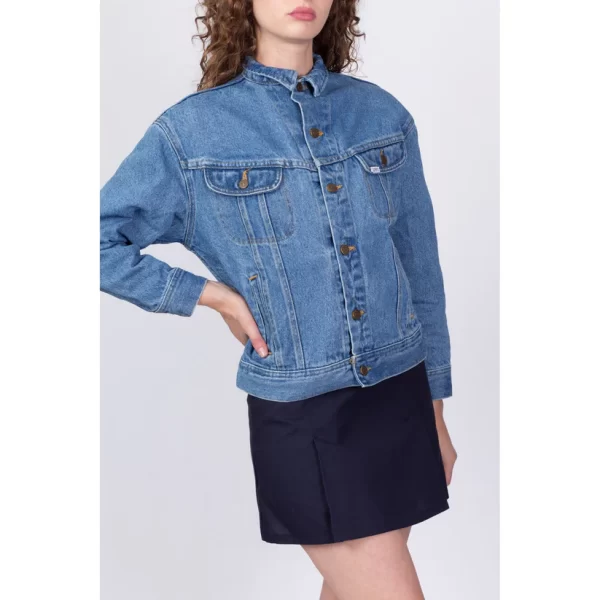 90s Beauty And The Beast Denim Blue Jacket