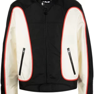 Diesel J-blink Colour-block Bomber Black Jacket