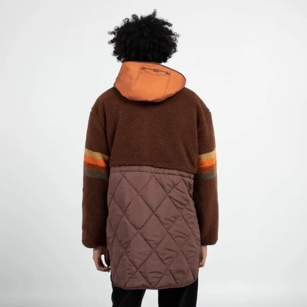 Ewoks Sherpa Puffer Brown Jacket