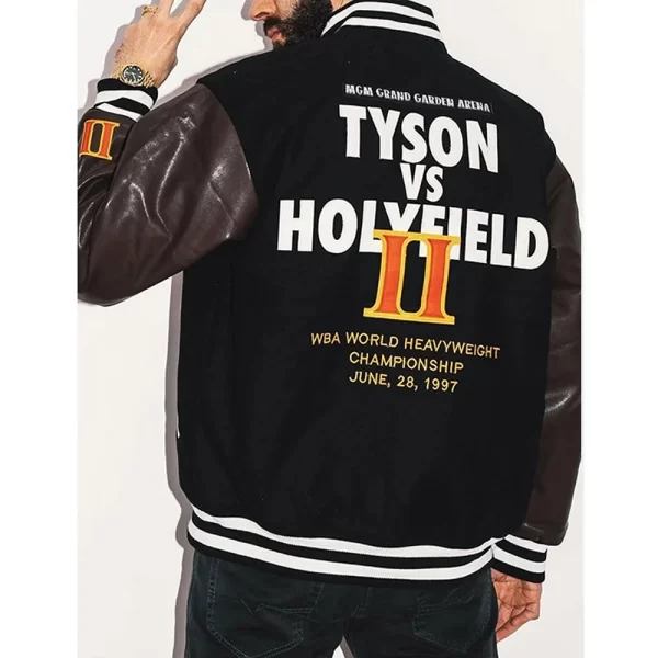 Headgear Tyson VS Holyfield Wool Leather Varsity Jacket