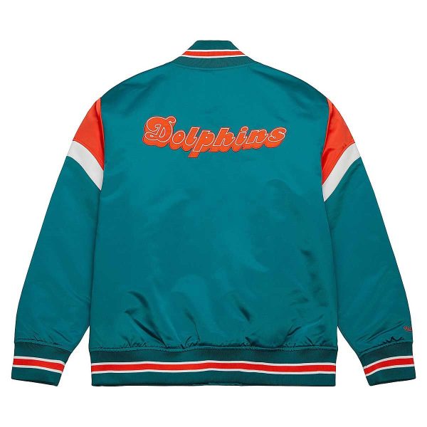 NFL Heavyweight Miami Dolphins Satin Jacket